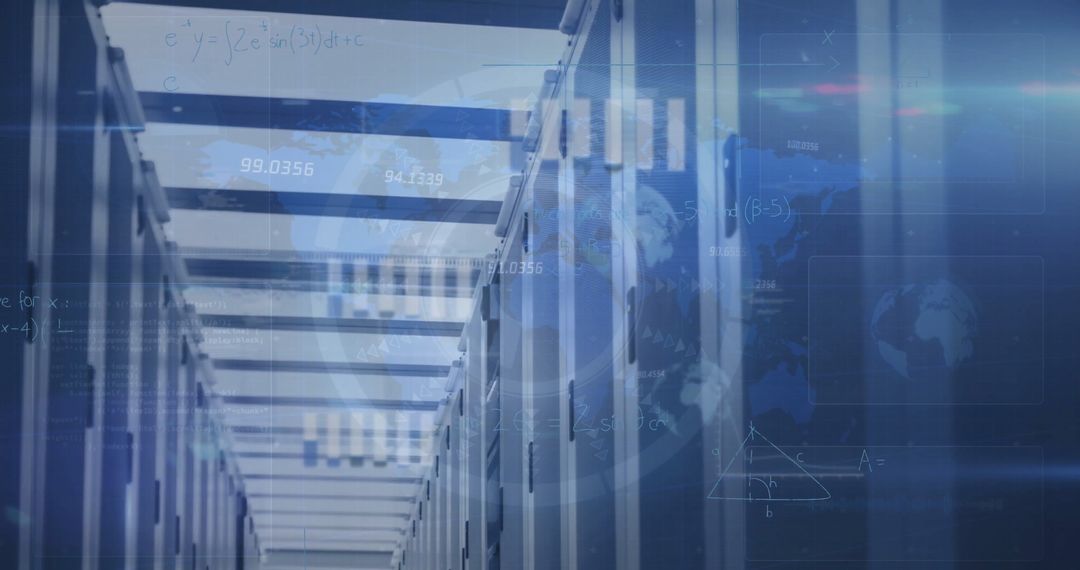 Digital Infrastructure and Data Processing in Server Room