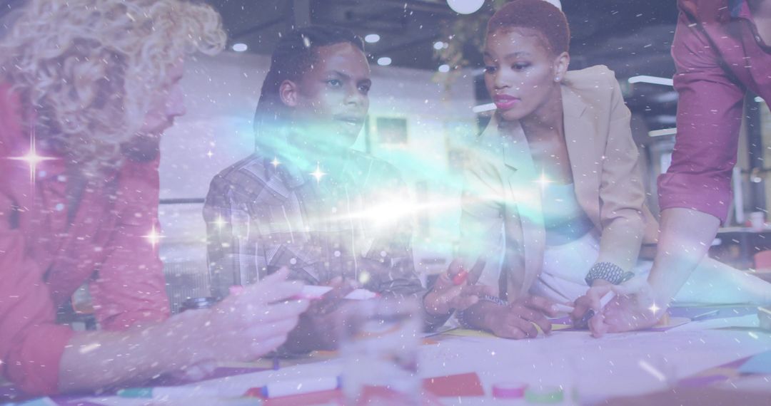 Teamwork in Motion: Creative Business Strategy Illuminated