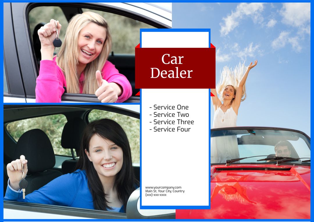 Joyful Customers Celebrating New Car Purchases, Perfect for Loan and  Insurance Ads - Download Free Template from Pikwizard