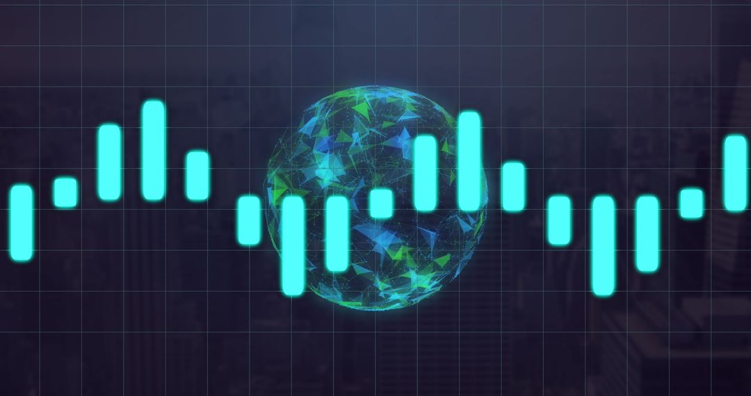 Digital Interface with Global Technology Concept