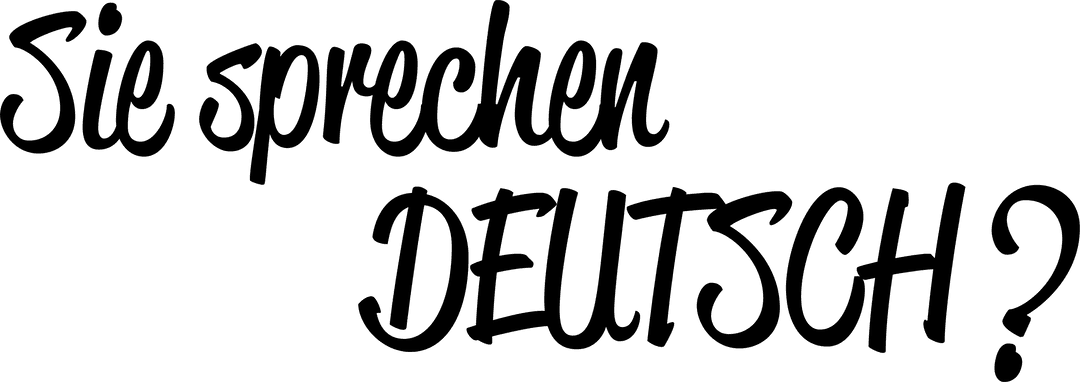 See Speeches Deutsch Text Illustration on Transparent Background