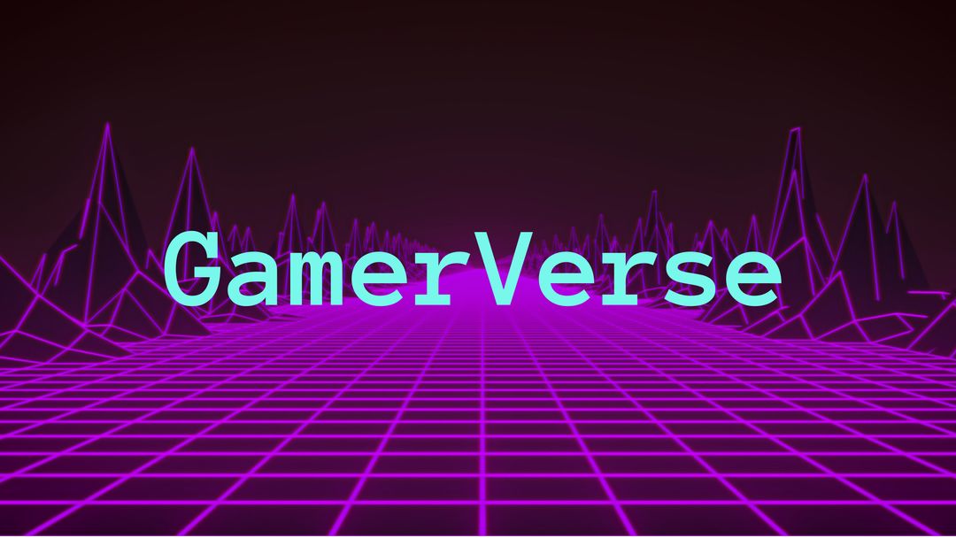 Neon Grid Background with GamerVerse Ideal for Tech Events - Download Free Stock Templates Pikwizard.com