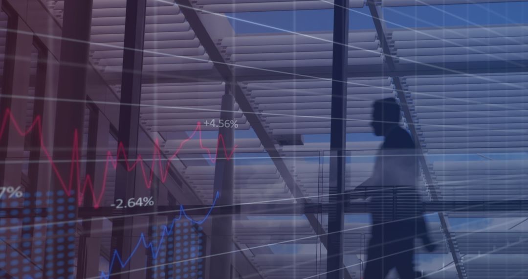 Dynamic Financial Graphs and Businesspeople in Motion