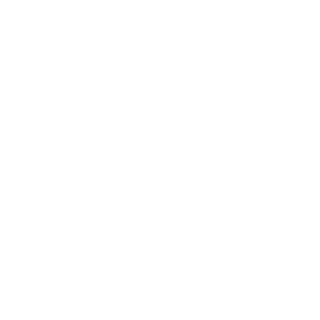 Decorative White Arrow Symbol on Transparent Background