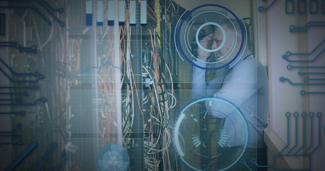 Technology Professional Managing Server Room Complexity