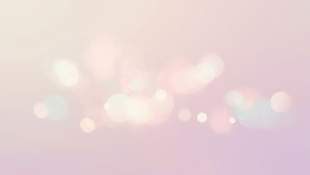 Ethereal Pastel Bokeh Abstract with Dreamy Luminescent Glow