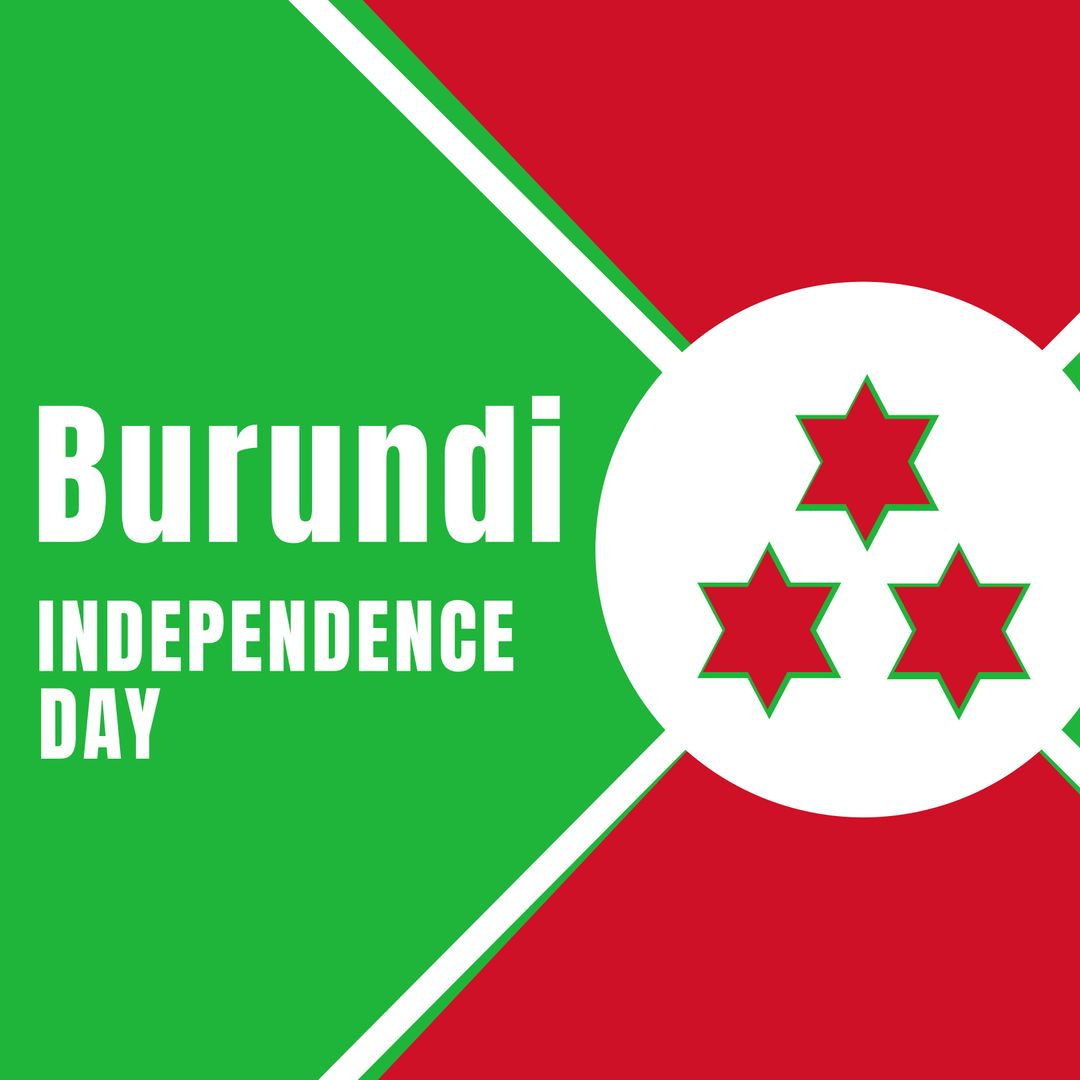 Burundi Independence Day Celebration Background Design