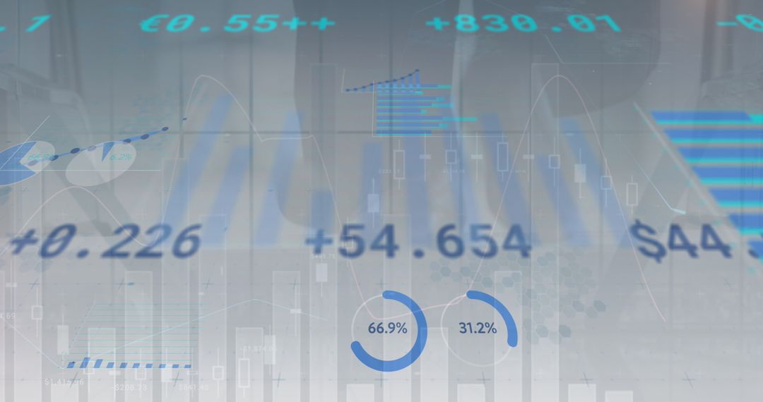 Abstract Data Analysis with Business Professionals Walking
