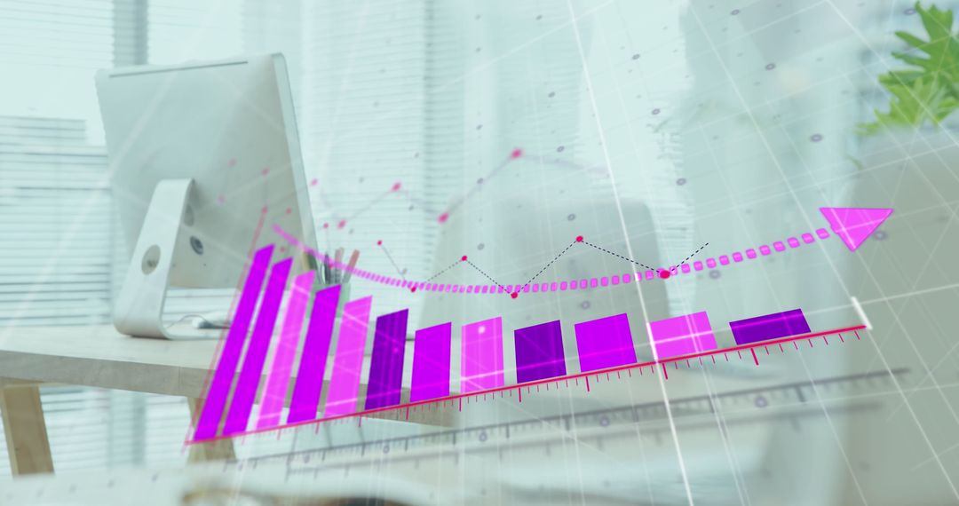 Business Data Analytics on Modern Office Desk