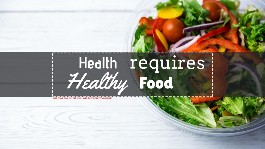 Fresh Salad Display Emphasizing Nutritious Eating for a Healthier Lifestyle