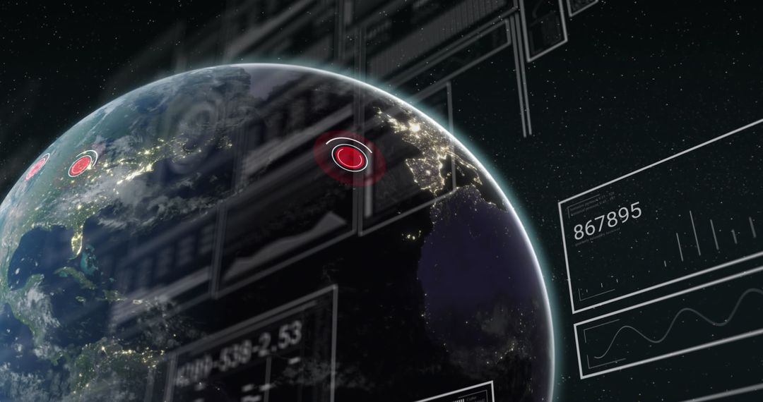 Futuristic Global Data Visualization with Digital Holograms