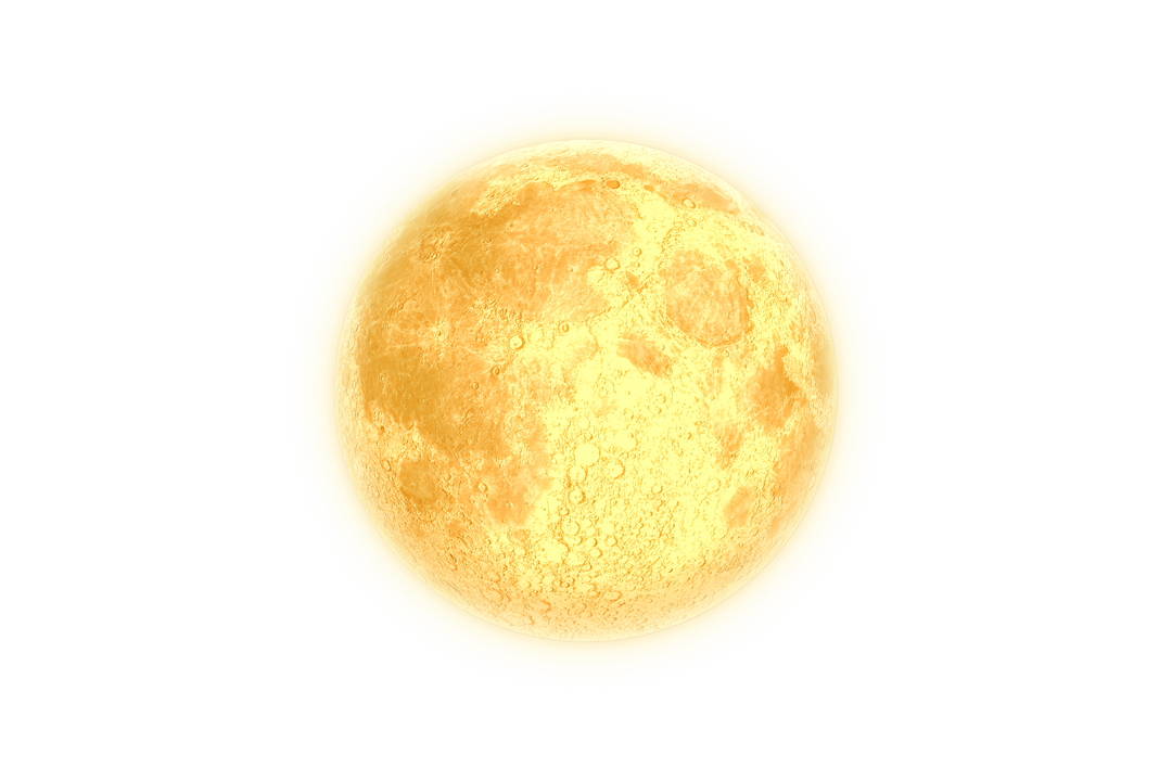 Yellow Planet Illustration on Transparent Background - Download Free Stock Images Pikwizard.com