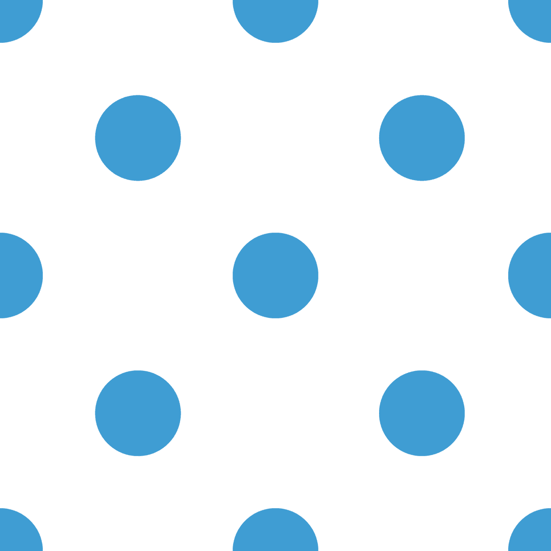 Blue Dotted Pattern on a Transparent Background