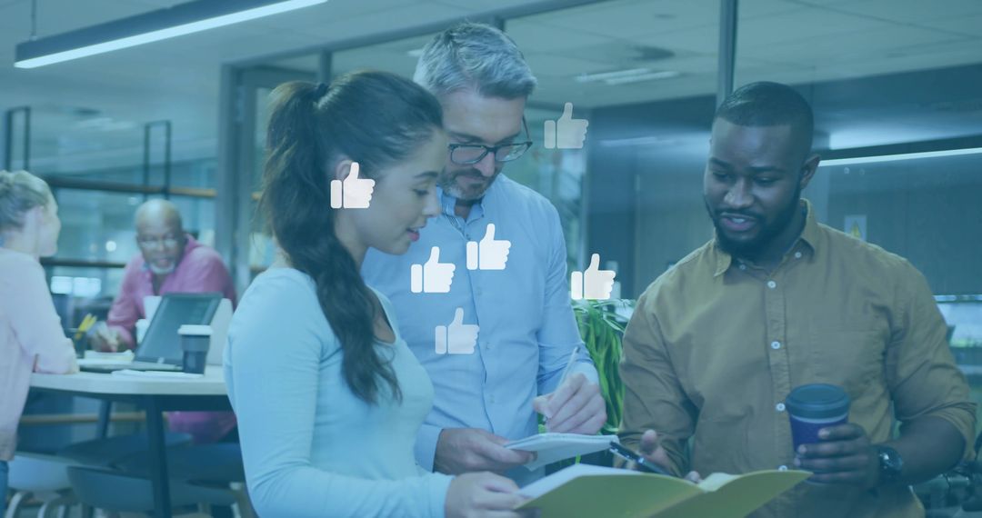 Dynamic Office Collaboration with Positive Feedback Vibes