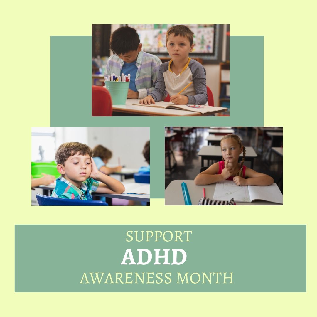Composition of adhd awareness month text over diverse schoolchildren learning - Download Free Stock Templates Pikwizard.com