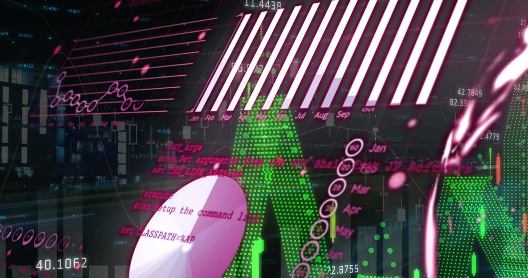 Abstract Digital Financial Data and Traffic at Night