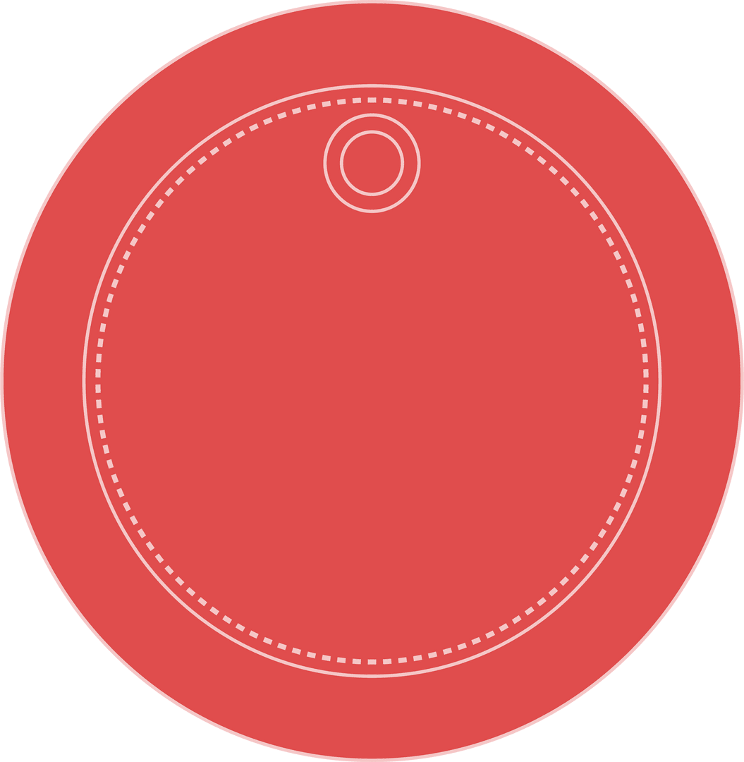 Modern Geometric Pink Shapes on Transparent Background