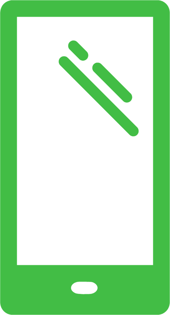 Green Smartphone Icon With Transparent Background for Various Uses - Download Free Stock Images Pikwizard.com