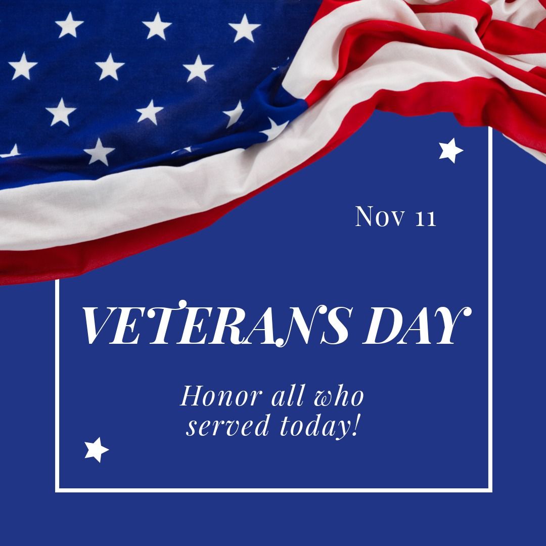 Veterans Day Celebration with Waving American Flag Background - Download Free Stock Templates Pikwizard.com