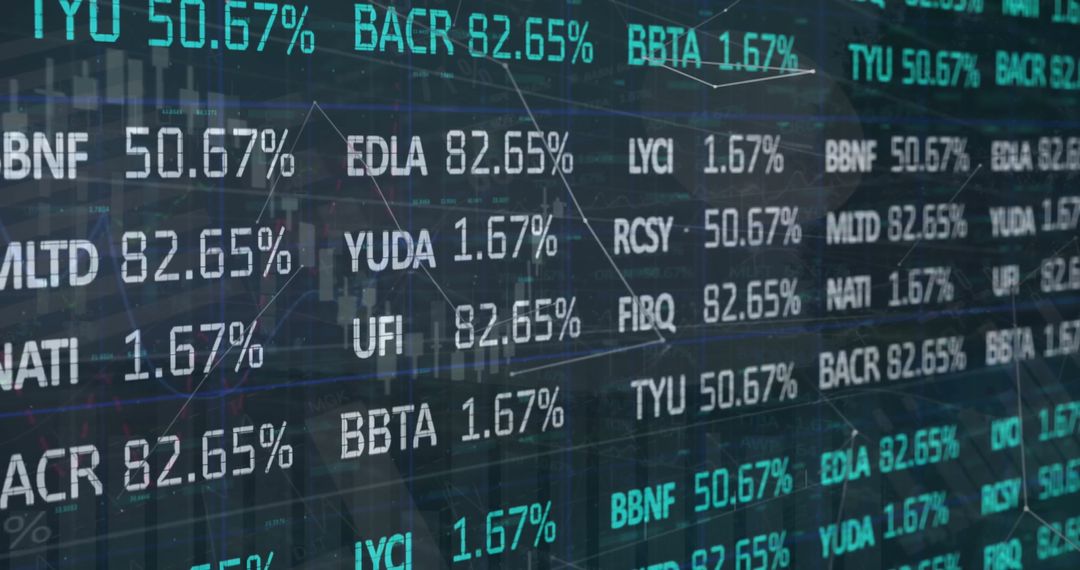 Stock Market Data Crucial Global Business Trends Interface