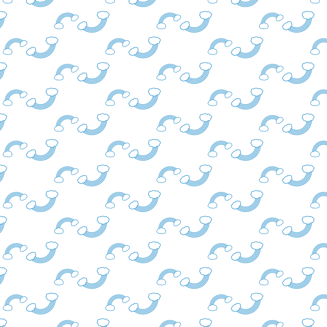 Transparent Blue Swirl Pattern on Clear Background