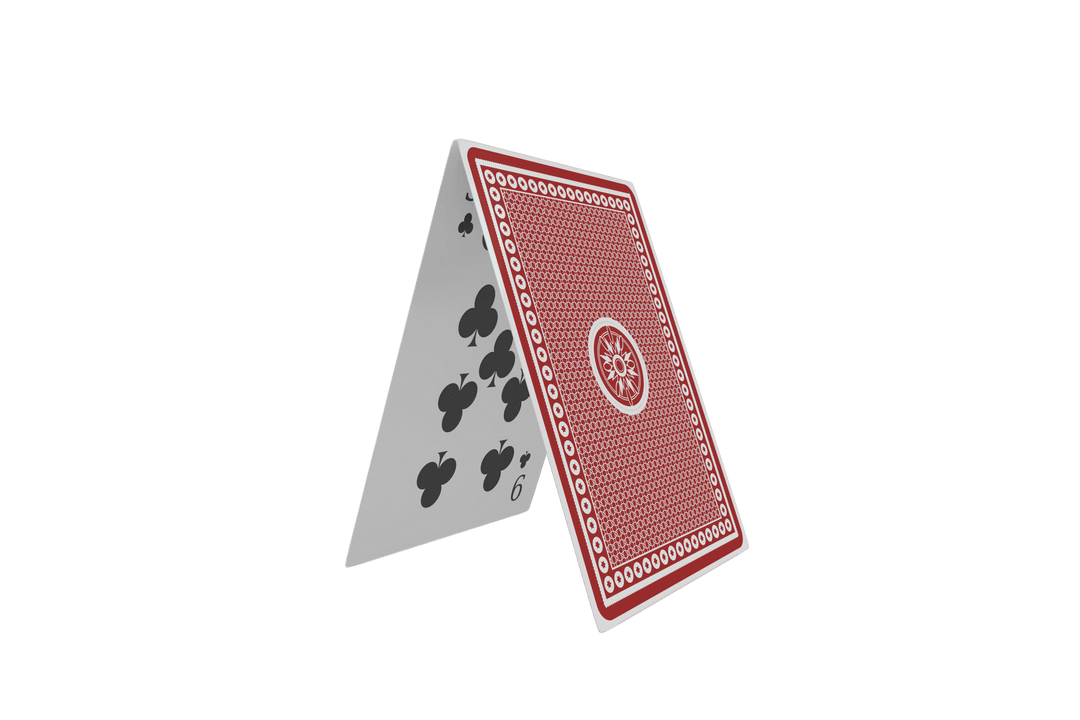 Transparent Illustration of Playing Cards on Transparent Background