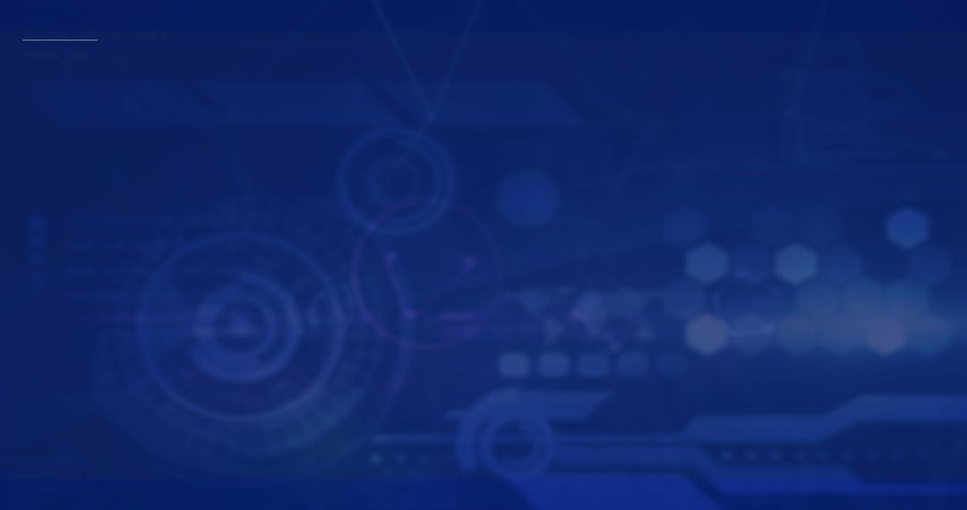 Abstract Digital Interface With Data and Technology Icons