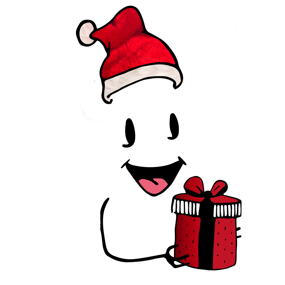 Transparent Illustration of Santa Claus with Present and Red Hat for Christmas - Download Free Stock Images Pikwizard.com