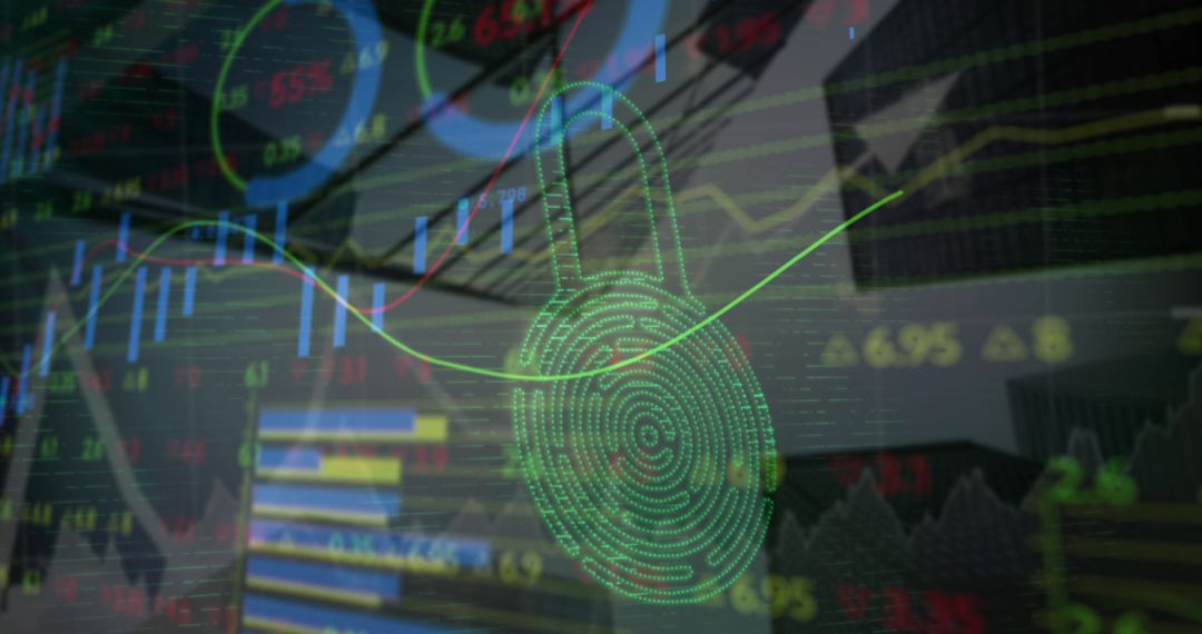 Digital Security in Financial Technology Concept