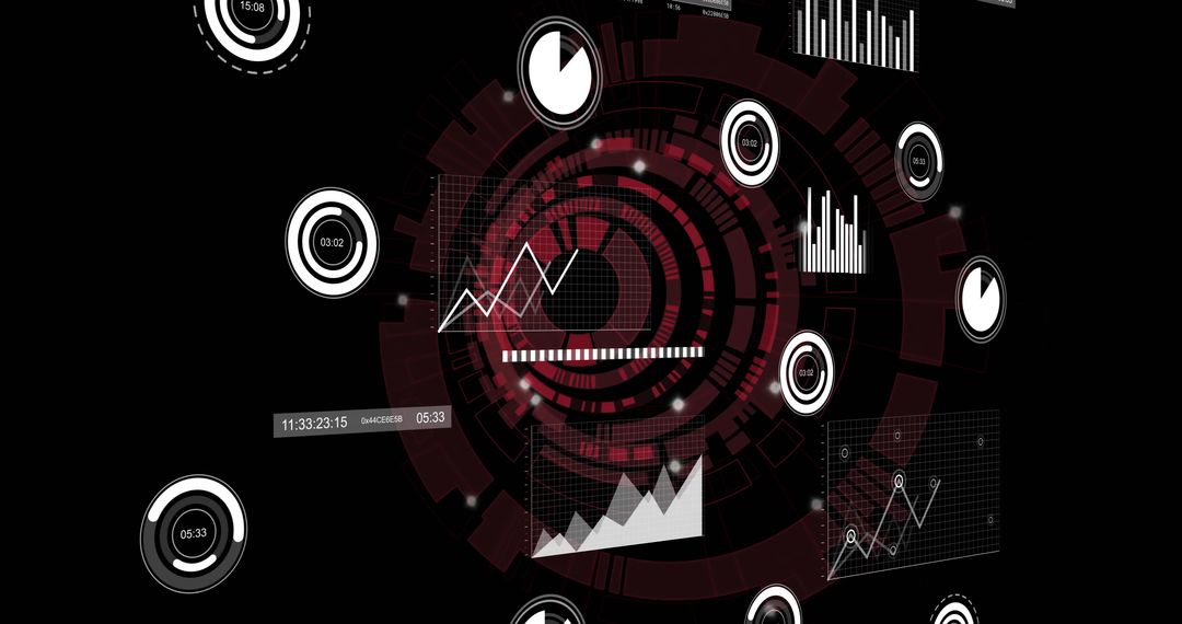 Digital Analytics Dashboard with Financial Data Visualization