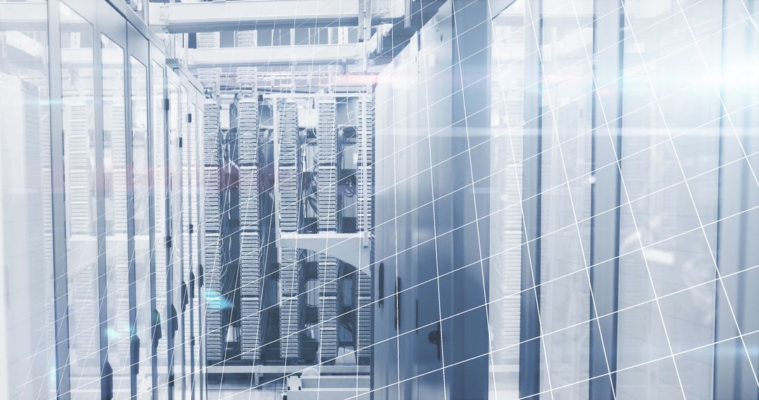 Data Processing and Networking Server Room