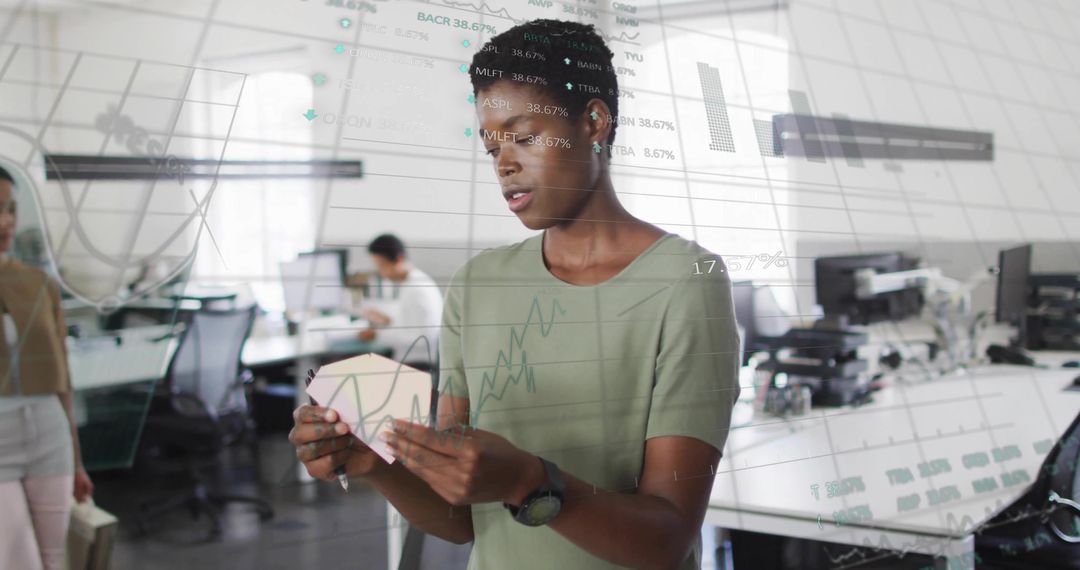 Designer Checking Geometric Prototype in Modern Workspace