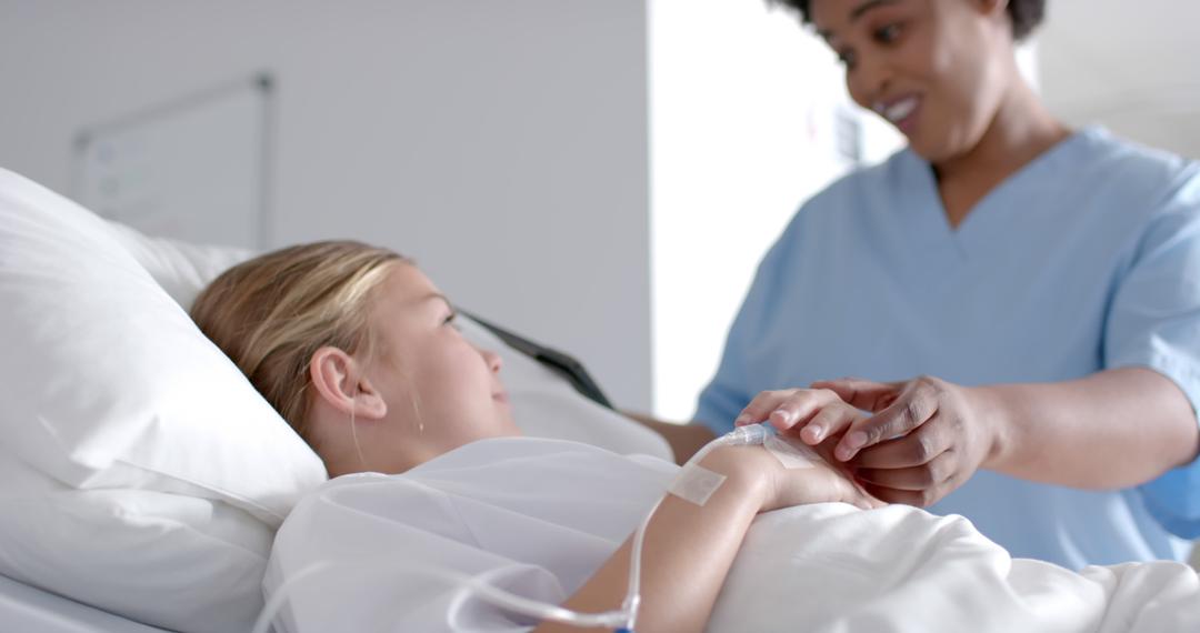 Caring Hospital Staff Comforting Young Patient in Recovery Room - Free Images, Stock Photos and Pictures on Pikwizard.com