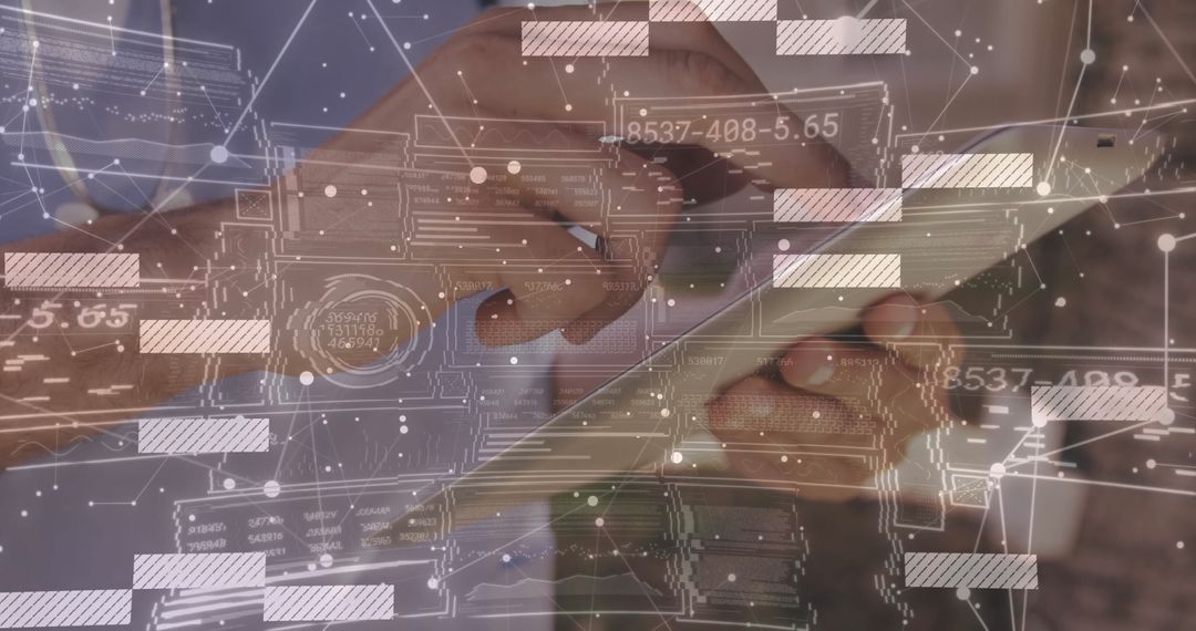 Digital Interface Technician Working on Tablet Technology