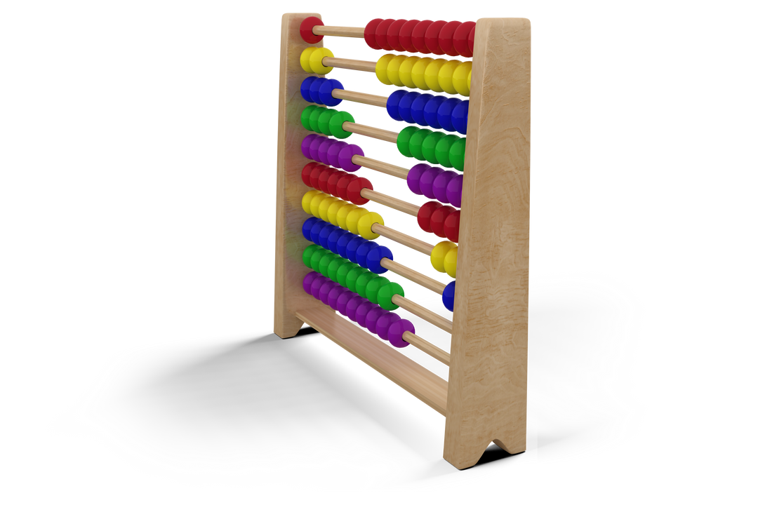 Colorful Wooden Abacus on Transparent Background - Download Free Stock Images Pikwizard.com