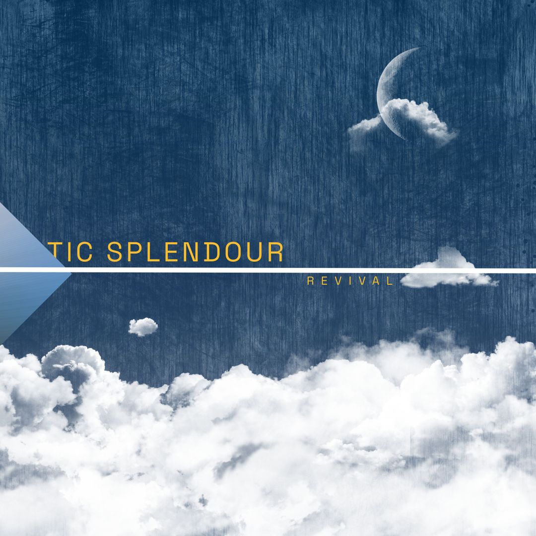 Optic Splendour Text on Cloudy Sky with Moon - Download Free Stock Templates Pikwizard.com