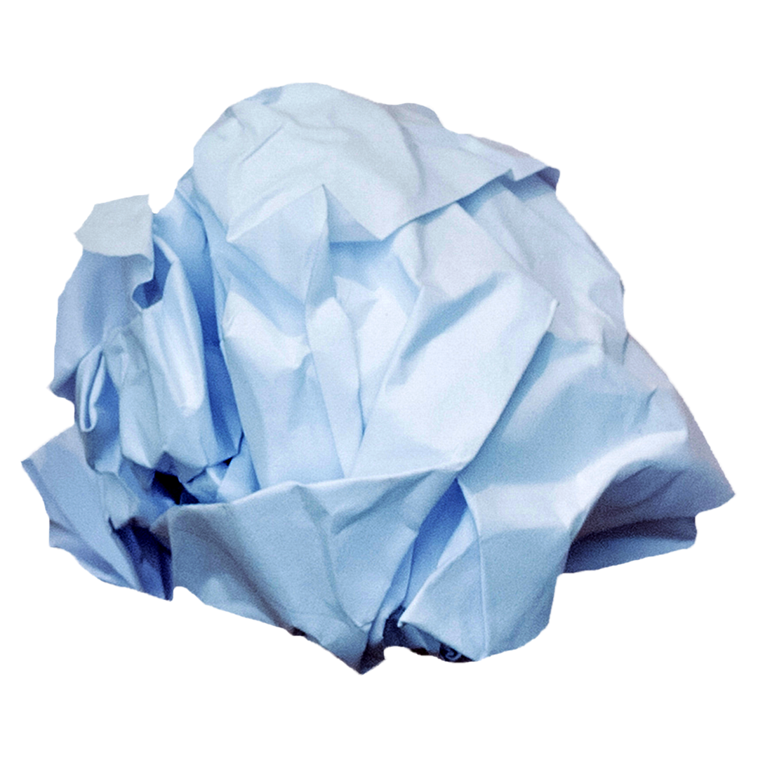 Crumpled Transparent Blue Paper Intended for Recycle and Reuse - Download Free Stock Images Pikwizard.com