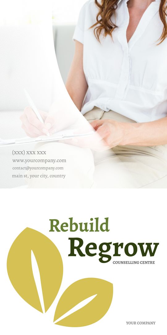 Counseling Center Brochure with Recovery Theme