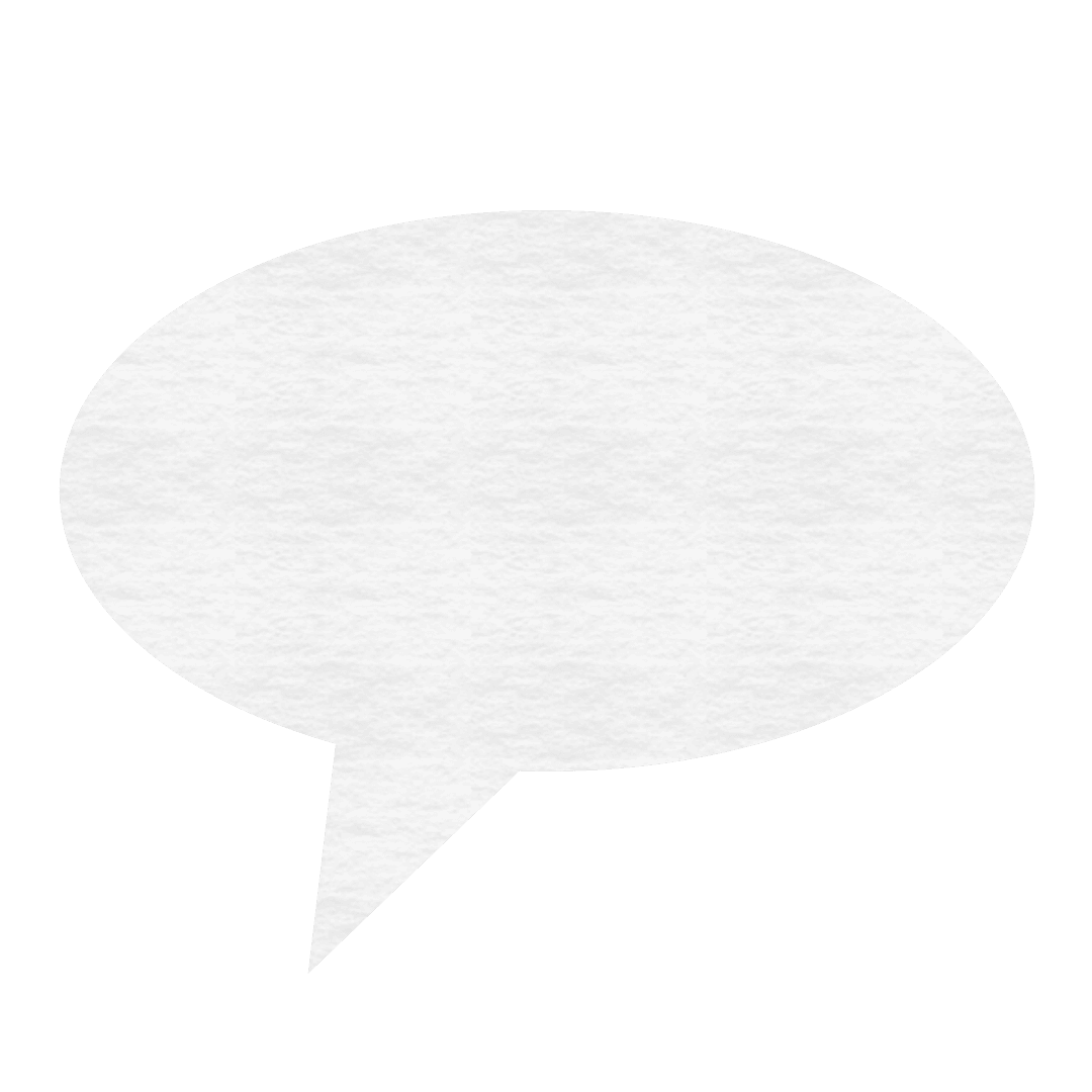 Simple Transparent Speech Bubble Illustration