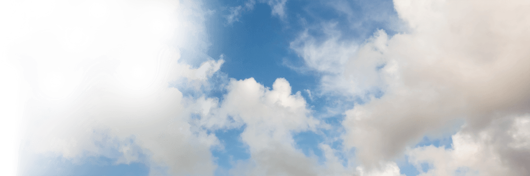 Transparent Sky Background with White Clouds in Atmospheric Setting
