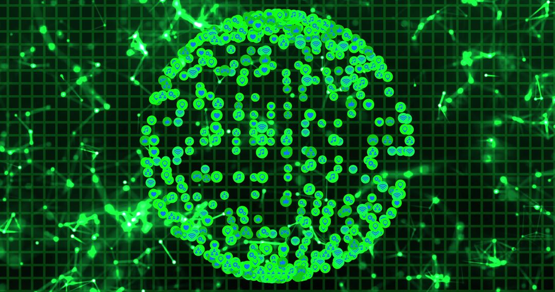 Digital Connections and Networking Conceptual Image