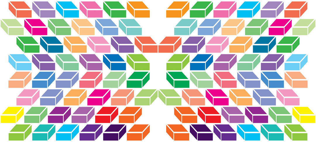 multicolored transparent blocks in geometric pattern - Download Free Stock Images Pikwizard.com
