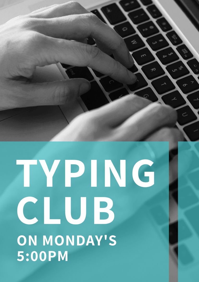 Advertising Laptop Typing Skills for Digital Learning