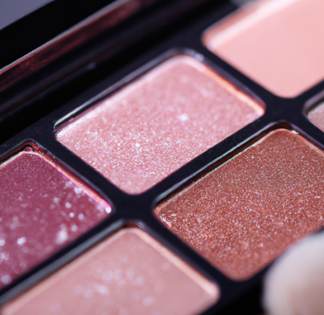 Image of close up of makeup eyeshadow palette with copy space created using generative ai technology - Free Images, Stock Photos and Pictures on Pikwizard.com