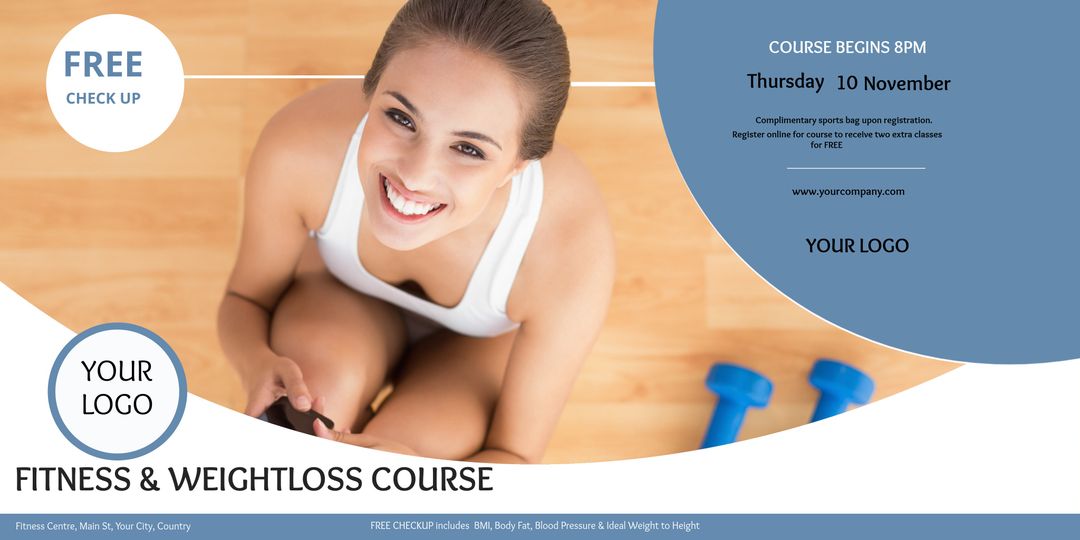 Motivated woman prepares for fitness adventure and health journey