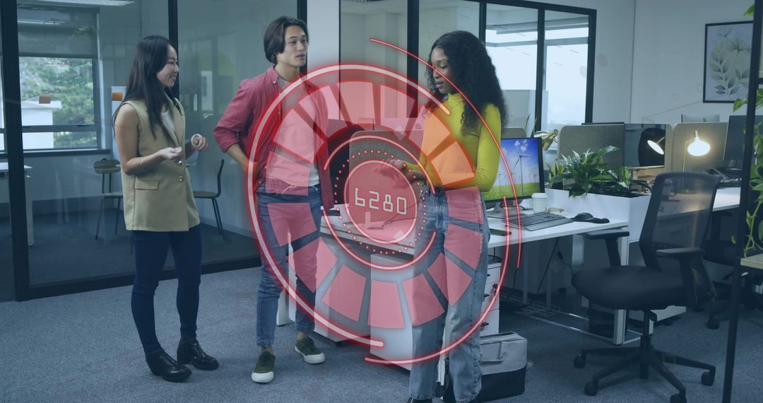 Innovative Tech Interface Inspiring Workplace Brainstorming