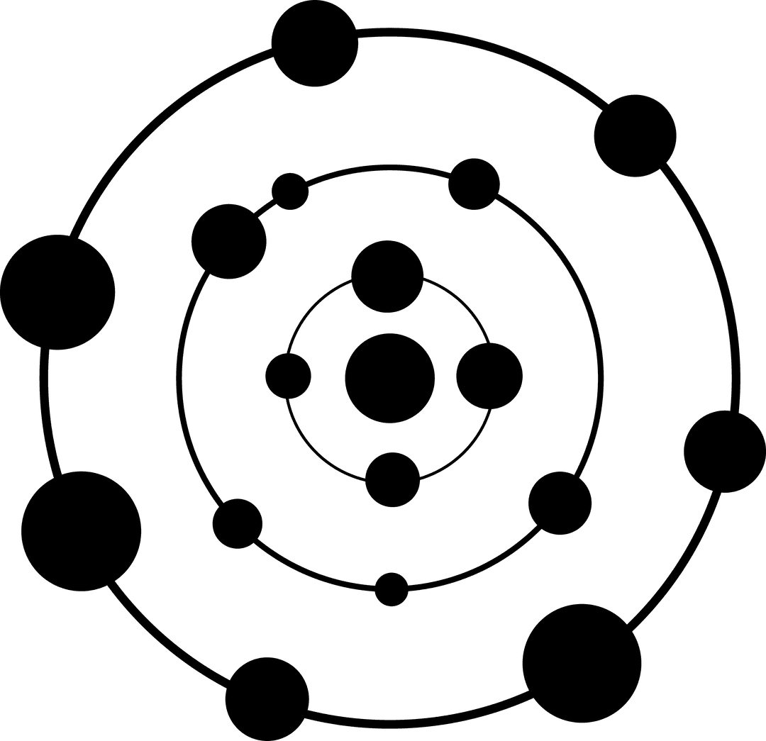 Transparent Atomic Structure with Electron Orbits Illustration - Download Free Stock Images Pikwizard.com