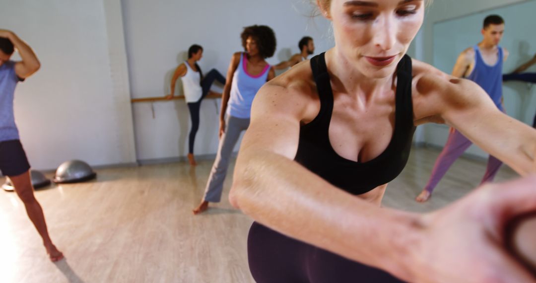 Group of Diverse Adults Participating in Dance Fitness Class - Free Images, Stock Photos and Pictures on Pikwizard.com