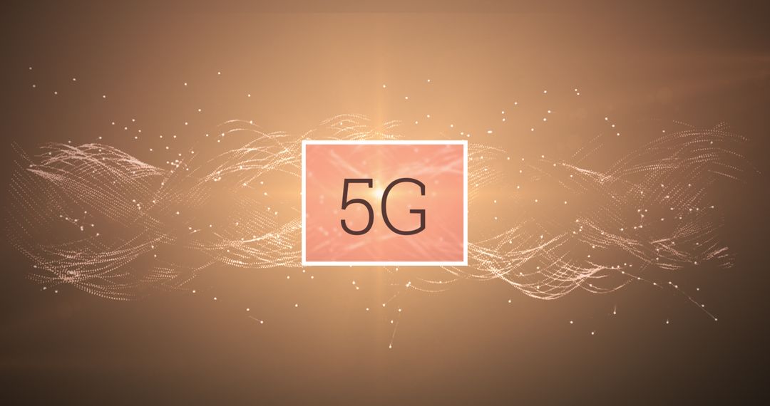 5G Wireless Network Technology Concept with Human Interaction