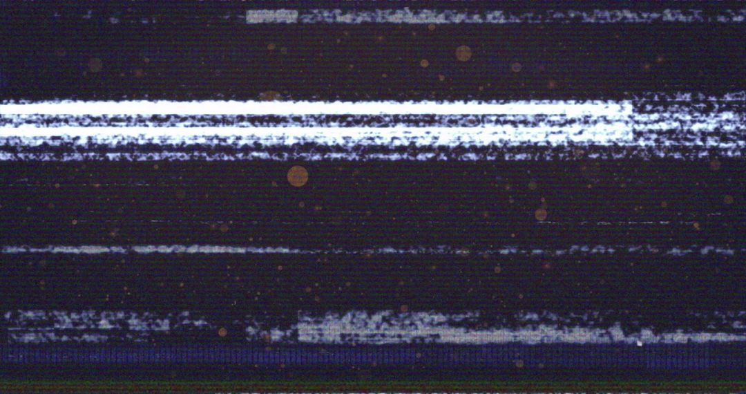 Retro Glitch Art with Static Distortion Effects